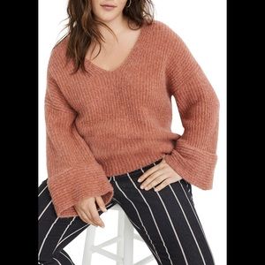 Madewell Abbott Sweater Tunic Wool Blend Sweater